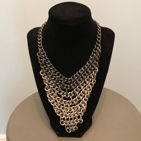 Heidi Klum Jewelry - Heidi Klum Ombre chain bib necklace